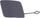 SRX 10-16 FRONT BUMPER TOW HOOK COVER, Primed Black