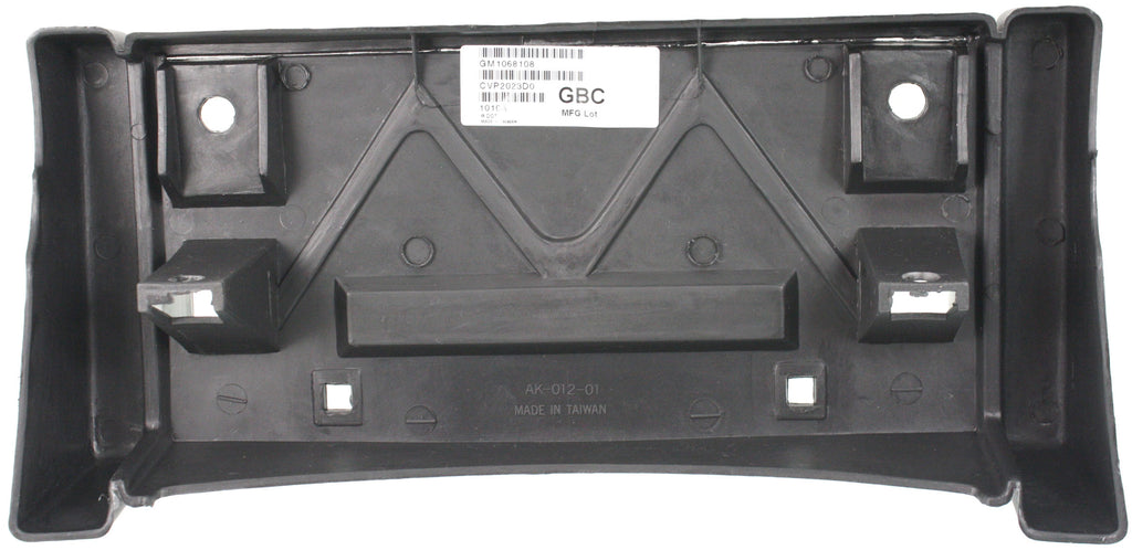 S10 PICKUP 94-97 FRONT BUMPER BRACKET, License