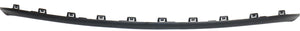 CHRYSLER 200 15-17 FRONT BUMPER MOLDING, Center, Applique, Textured Black, Type 2 - CAPA