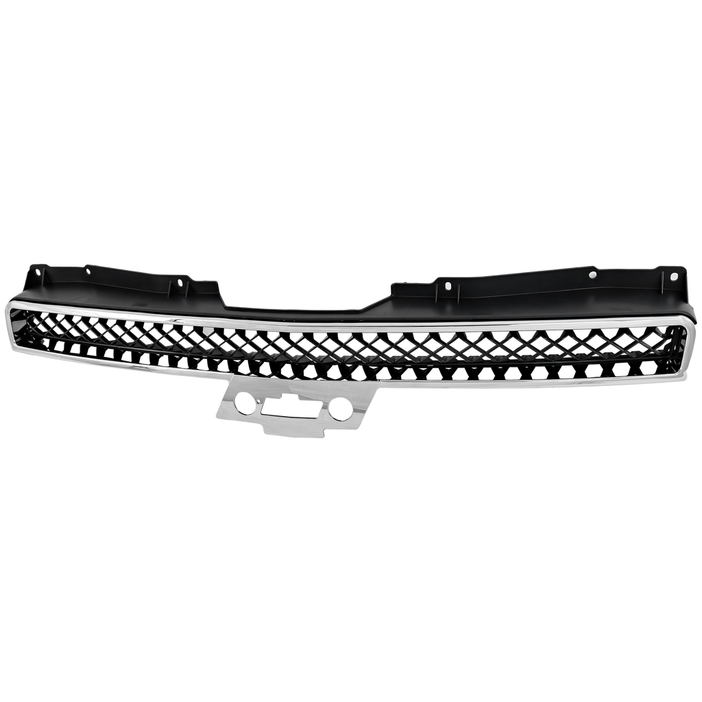 TAHOE 07-14/AVALANCHE 07-13 GRILLE, Upper, Plastic, Chrome Shell/ Black Insert