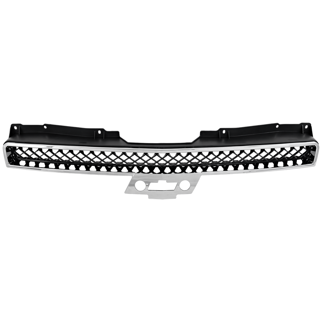 TAHOE 07-14/AVALANCHE 07-13 GRILLE, Upper, Plastic, Chrome Shell/ Black Insert