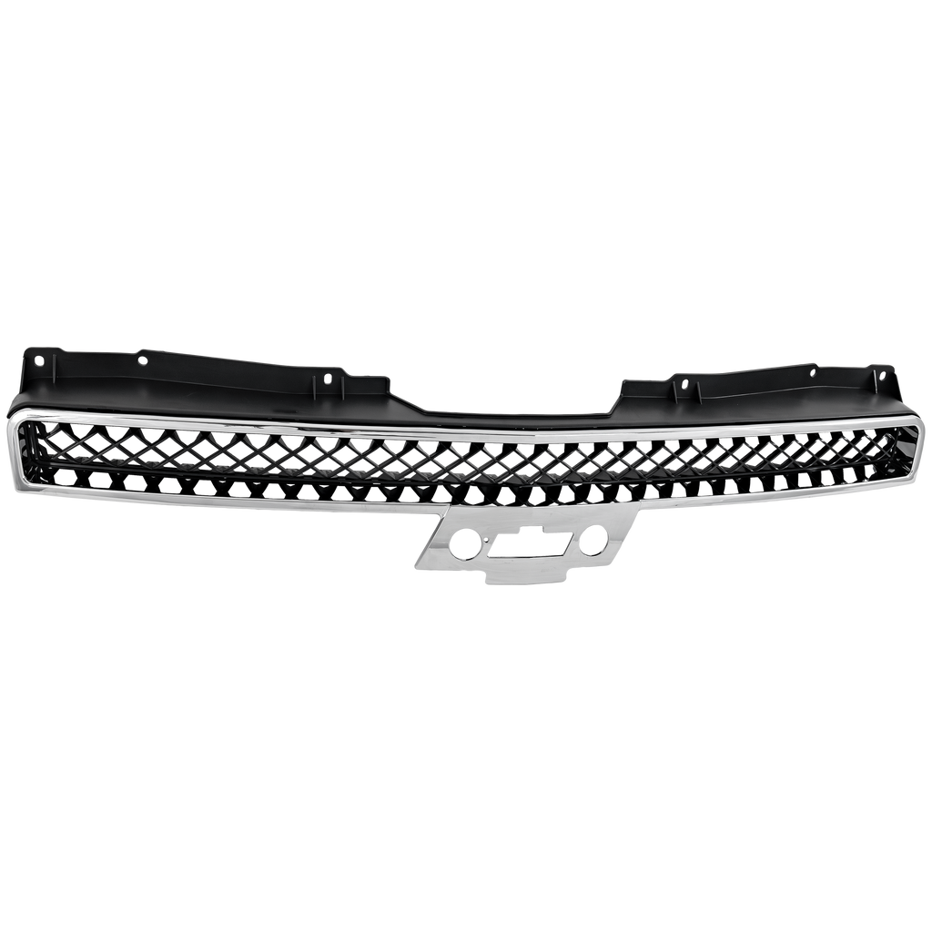 TAHOE 07-14/AVALANCHE 07-13 GRILLE, Upper, Plastic, Chrome Shell/ Black Insert