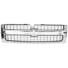 SILVERADO 2500 HD/3500 HD 07-10 GRILLE, Plastic, Chrome Shell/Black Insert, Excludes 2007 Classic - CAPA