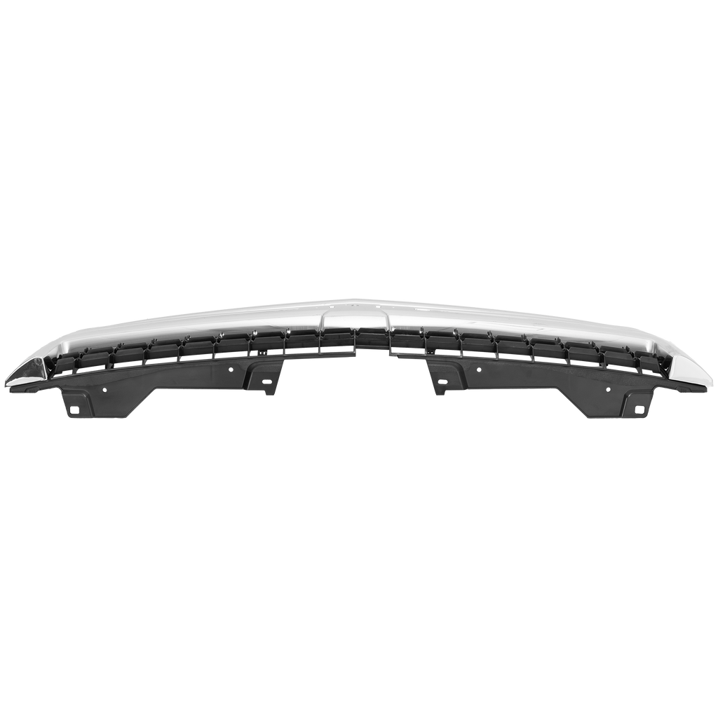 SILVERADO 2500 HD/3500 HD 07-10 GRILLE, Plastic, Chrome Shell/Black Insert, Excludes 2007 Classic - CAPA