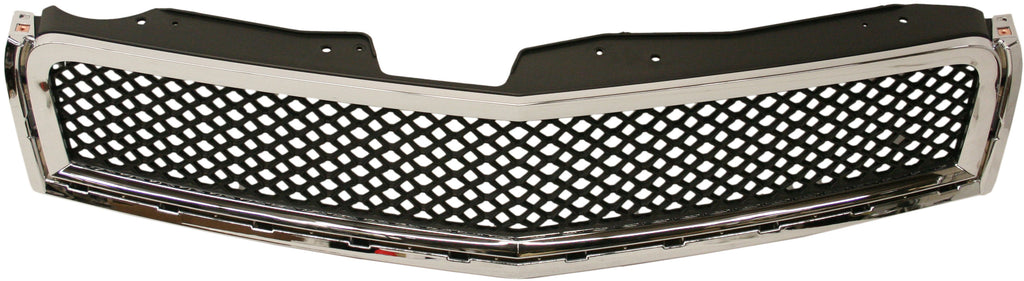 TRAVERSE 09-12 GRILLE, Chrome Shell/Painted Black Insert, LS/LT Models - CAPA