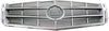 CTS 08-11 GRILLE, ABS Plastic, Chrome Shell/Painted Silver Gray Insert, (Exc. V Model)