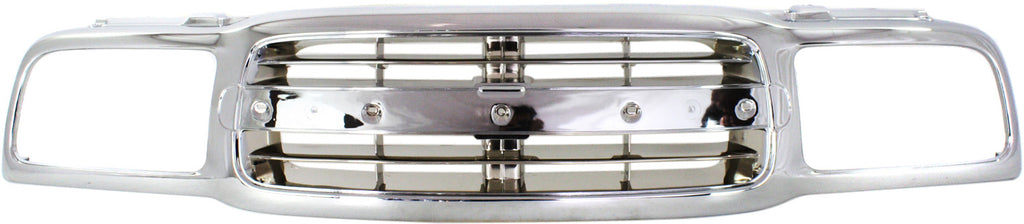 TRACKER 99-04 GRILLE, Chrome Shell and Insert
