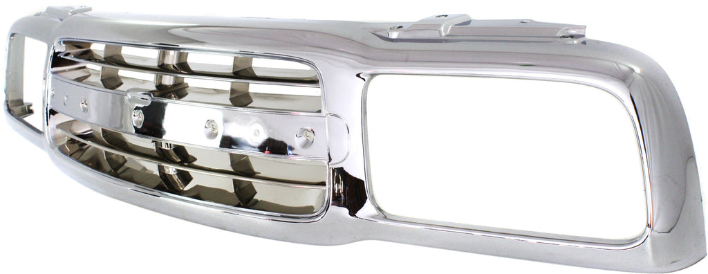 TRACKER 99-04 GRILLE, Chrome Shell and Insert
