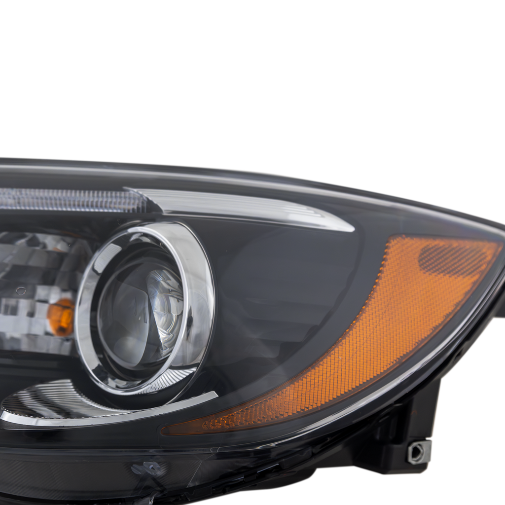 CHRYSLER 200 11-14 HEAD LAMP LH, Assembly, Halogen, Black Interior, w/ Chrome Insert, S Model, Convertible/Sedan - CAPA