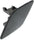 SRX 10-16 HEADLIGHT WASHER COVER LH, Primed Black