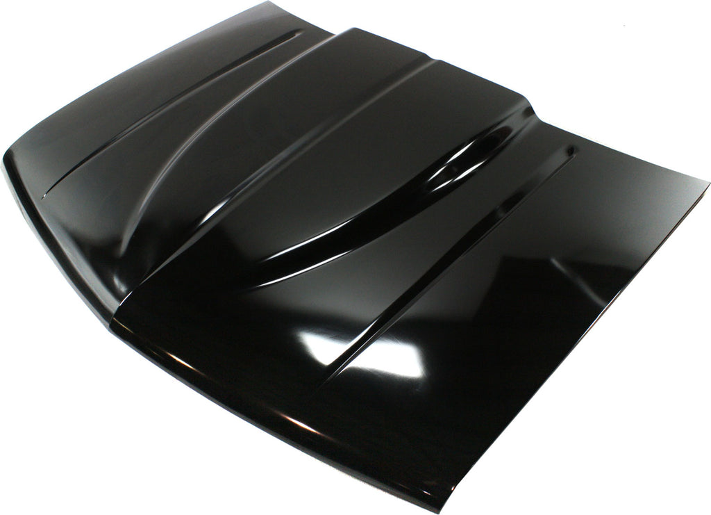 C/K SERIES 88-02/SUBURBAN 92-99 COWL HOOD, Reverse Cowl, Steel, 2 In. Rise, Center Groove