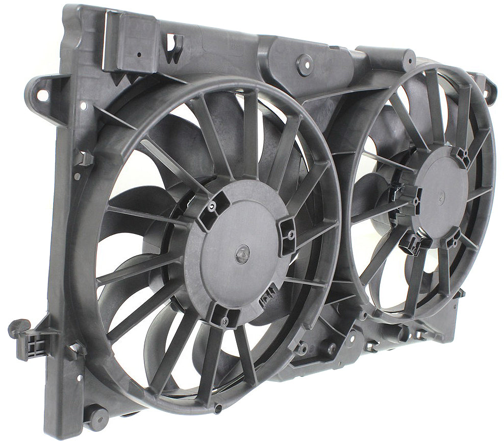 MALIBU/MALIBU LIMITED 13-16 / IMPALA 14-17 RADIATOR FAN ASSEMBLY, Dual Fan, (Impala- 2.5L Eng)