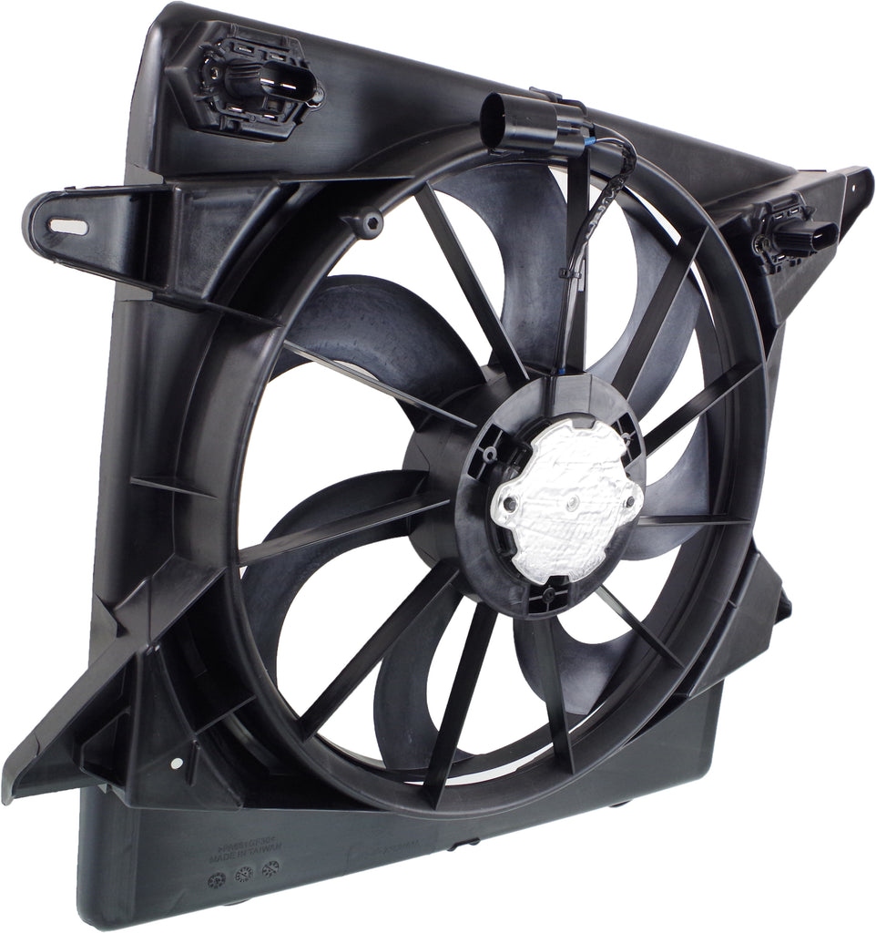 SRX 10-16 RADIATOR FAN ASSEMBLY, 3.0L/3.6L , Includes resistor