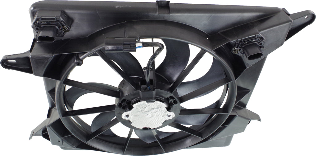 SRX 10-16 RADIATOR FAN ASSEMBLY, 3.0L/3.6L , Includes resistor