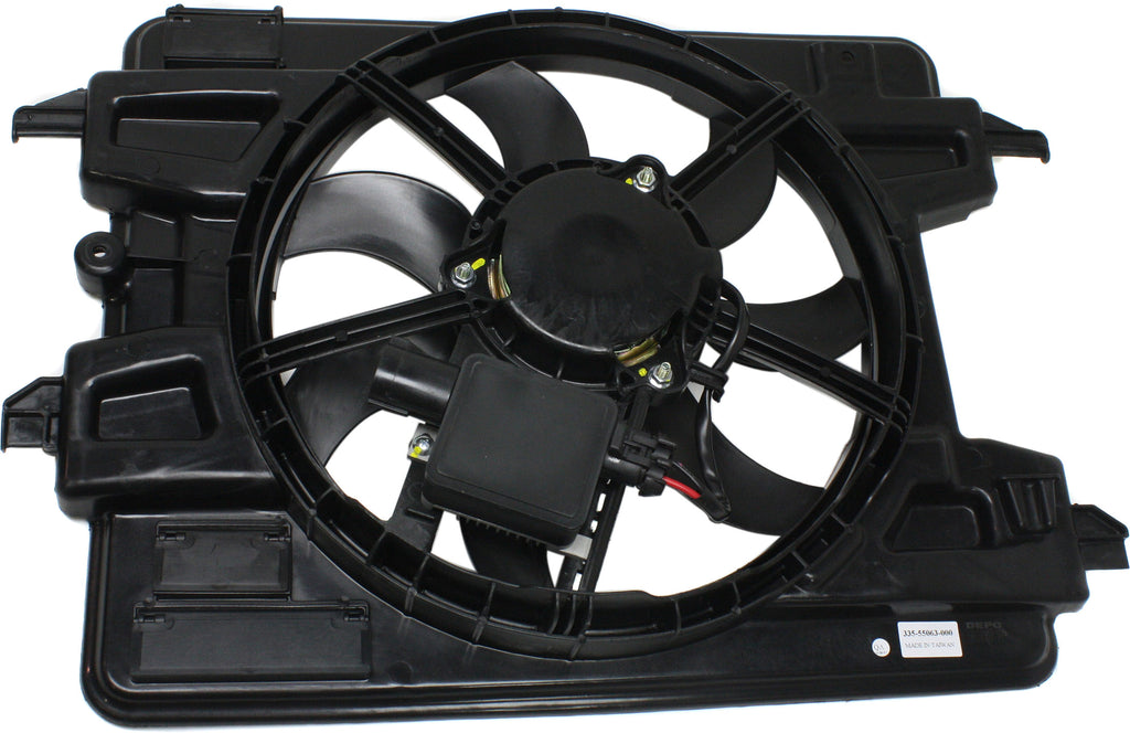 HHR 08-10 RADIATOR FAN SHROUD ASSEMBLY, 2.0L, w/ Control module