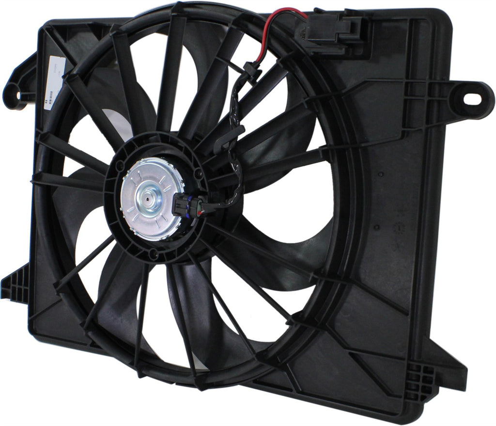 CHALLER/CHARGER/CHRYSLER 300 09-22 RADIATOR FAN ASSEMBLY, Single Fan, Includes resistor