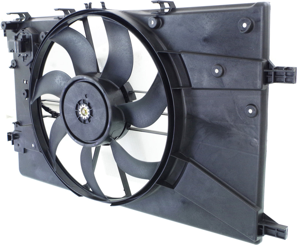 CRUZE 14-15/CRUZE LIMITED 16-16 RADIATOR FAN ASSEMBLY, 1.4L, Includes resistor