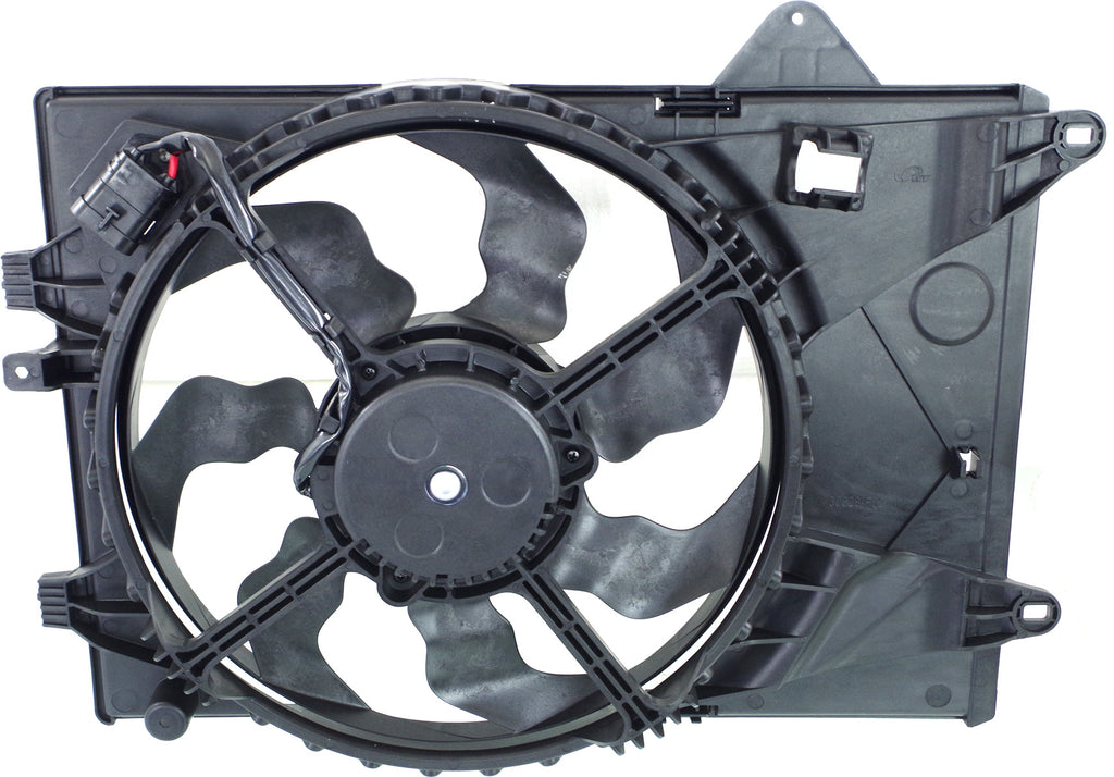 SONIC 14-15 RADIATOR FAN ASSEMBLY, Single Fan, 1.8L , Auto Trans, Hatchback/Sedan, Includes resistor