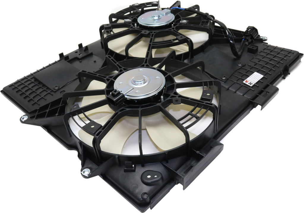 SRX/STS 04-08 RADIATOR FAN ASSEMBLY, 3.6L/4.6L Eng., w/o Towing Package or Heavy Duty Cooling