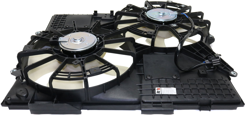 SRX/STS 04-08 RADIATOR FAN ASSEMBLY, 3.6L/4.6L Eng., w/o Towing Package or Heavy Duty Cooling