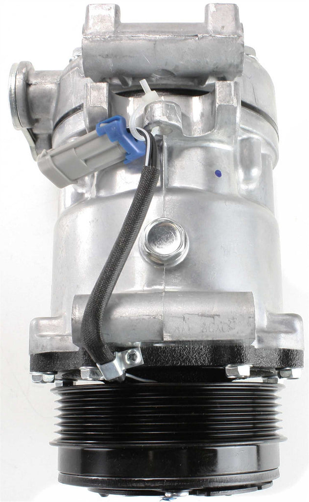 C/K FULL SIZE PICKUP 96-02 A/C COMPRESSOR, New, 6-groove belt, 0.88 in. belt width