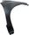 SPARK 13-15 FRONT FENDER RH, Primed, w/o Side Light Hole and Rocker Molding Hole - CAPA