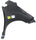SPARK 13-15 FRONT FENDER LH, Primed, w/o Side Light Hole and Rocker Molding Hole - CAPA