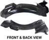 CTS 03-07 FRONT FENDER LINER LH, Rear Section