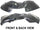 TAHOE/YUKON 08-13 FRONT FENDER LINER RH, Hybrid Model