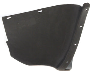 CORVETTE 05-13 FRONT FENDER LINER LH, Rear Section, Base Model