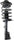 PACIFICA 04-08 FRONT STRUT RH, Loaded Strut