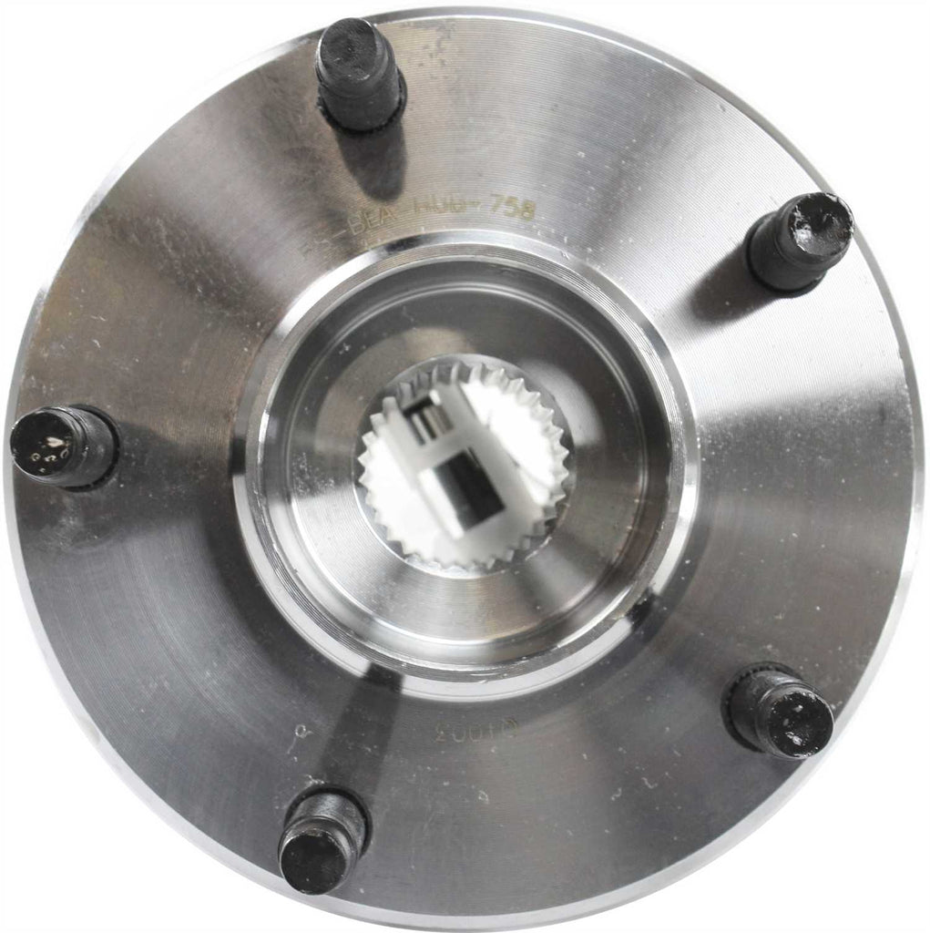 CORVETTE 97-08 REAR HUB ASSEMBLY RH=LH, 5 Studs, 5 x 120.65 mm PCD Bolt Pattern, 3-Bolt Modified Triangular Flange