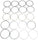 SPRINT 85-88 / METRO 89-98 PISTON RING SET, 3 Cyl, 1.0L eng.