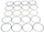 SPRINT 85-88 / METRO 89-98 PISTON RING SET, 3 Cyl, 1.0L eng.