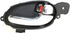 TRAILBLAZER 02-09 FRONT INTERIOR DOOR HANDLE RH, Chrome, Plastic (=REAR)