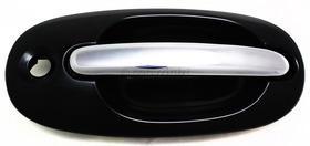 TOWN AND COUNTRY 96-00 FRONT EXTERIOR DOOR HANDLE RH, Side Sliding Door,Chrme Lvr+Smth Blk Hsg,w/ Hole
