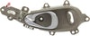 PT CRUISER 01-10 FRONT INTERIOR DOOR HANDLE RH, Chrome Lever+Beige Housing, Plastic, w/ Hole