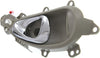 PT CRUISER 01-10 FRONT INTERIOR DOOR HANDLE RH, Chrome Lever+Beige Housing, Plastic, w/ Hole