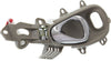 PT CRUISER 01-10 FRONT INTERIOR DOOR HANDLE RH, Chrome Lever+Beige Housing, Plastic, w/ Hole