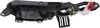 PT CRUISER 01-10 FRONT INTERIOR DOOR HANDLE RH, Chrome Lever+Black Housing, Plastic, w/ Hole