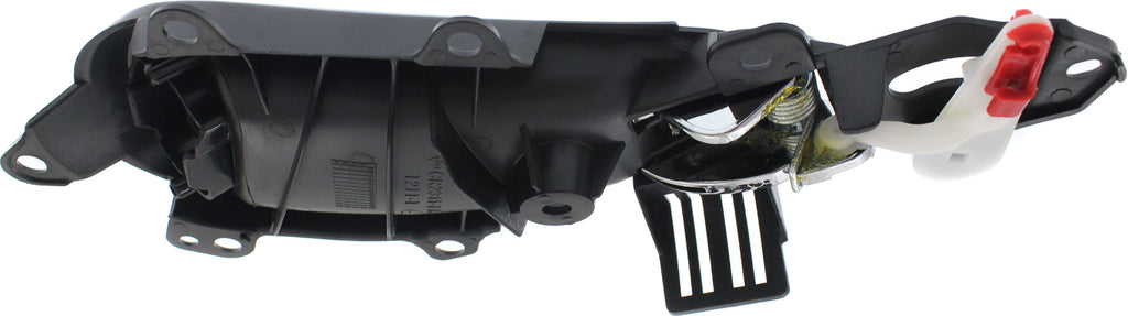PT CRUISER 01-10 FRONT INTERIOR DOOR HANDLE RH, Chrome Lever+Black Housing, Plastic, w/ Hole