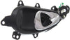 PT CRUISER 01-10 FRONT INTERIOR DOOR HANDLE LH, Chrome Lever+Black Housing, Plastic, w/ Hole