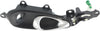 PT CRUISER 01-10 FRONT INTERIOR DOOR HANDLE LH, Chrome Lever+Black Housing, Plastic, w/ Hole