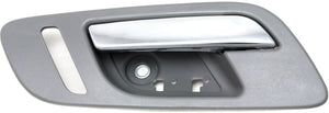 SILVERADO/SIERRA 1500 07-13 / 2500 HD/3500 HD 07-14 FRONT INTERIOR DOOR HANDLE LH, Chrme Lvr and Gray Hsg., w/ Small Hole, Excludes 2007 Classic