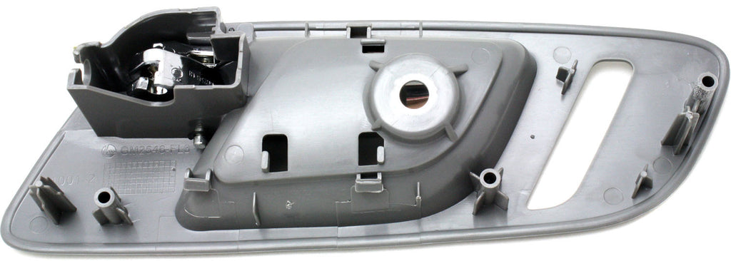 SILVERADO/SIERRA 1500 07-13 / 2500 HD/3500 HD 07-14 FRONT INTERIOR DOOR HANDLE LH, Chrme Lvr and Gray Hsg., w/ Small Hole, Excludes 2007 Classic