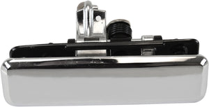 ASTRO/SAFARI 95-92/LUMINA APV 90-96 FRONT EXTERIOR DOOR HANDLE LH, Outside, Steel Rod Rtainr, Chrome,w/o Keyhole