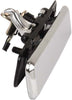ASTRO/SAFARI 95-92/LUMINA APV 90-96 FRONT EXTERIOR DOOR HANDLE LH, Outside, Steel Rod Rtainr, Chrome,w/o Keyhole