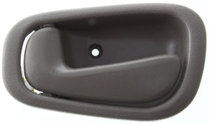 COROLLA/PRIZM 98-02 REAR INTERIOR DOOR HANDLE LH, Dark Gray, Manual Lock, w/o Lock Hole (=FRONT)