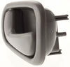 COROLLA/PRIZM 98-02 REAR INTERIOR DOOR HANDLE LH, Dark Gray, Manual Lock, w/o Lock Hole (=FRONT)