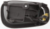 COROLLA/PRIZM 98-02 REAR INTERIOR DOOR HANDLE LH, Dark Gray, Manual Lock, w/o Lock Hole (=FRONT)